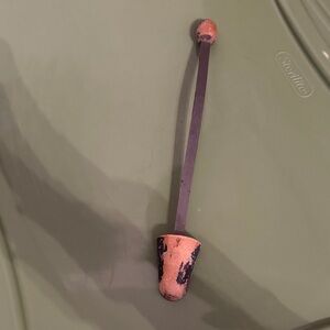 Vintage wooden and metal shoe stretcher.